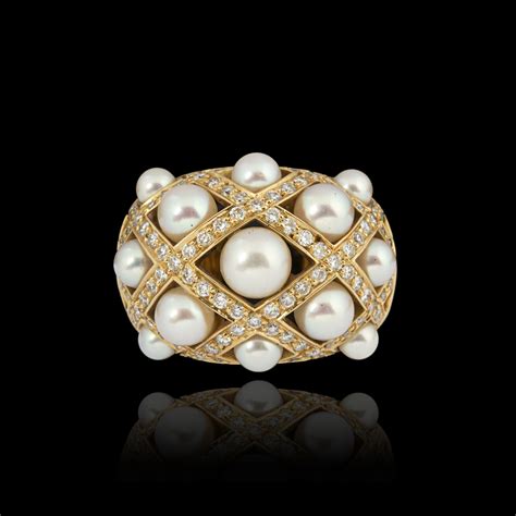 bague chanel baroque|chanel gold jewelry.